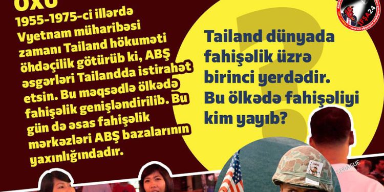 Tailandda fahişəliyi ABŞ yayıb!