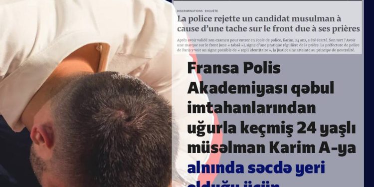 Fransadan müsəlman müəllimə qarşı iyrənc ayrıseçkilik!