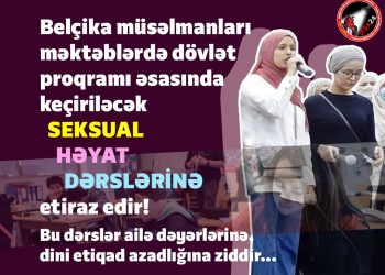 Belçika məktəblərində “Seksual Həyat Dərsləri” etiraza səbəb oldu!